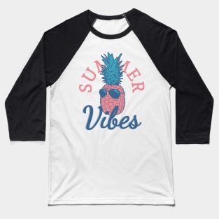 Pineapple (Summer Vibes) Baseball T-Shirt